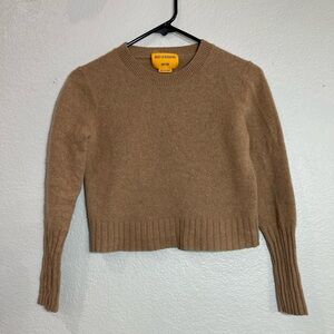 Guest in Residence shrunken crew cropped cashmere Sweater